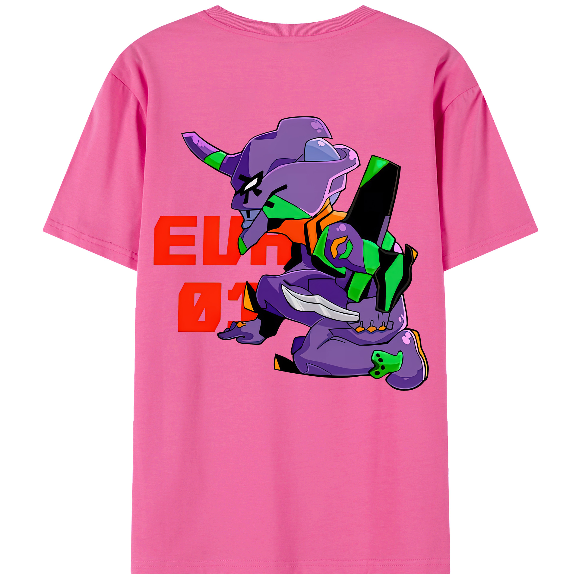 （画像用） EVA 新世紀エヴァンゲリオン レディース半袖Tシャツ(バックプリント)